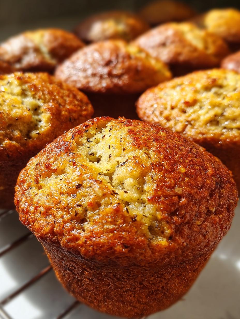 banana bread muffins - detail 1