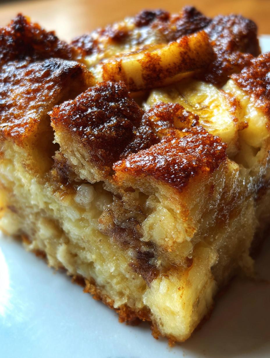 banana bread pudding recipe