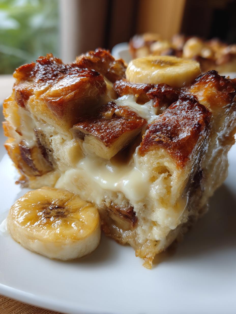 banana bread pudding