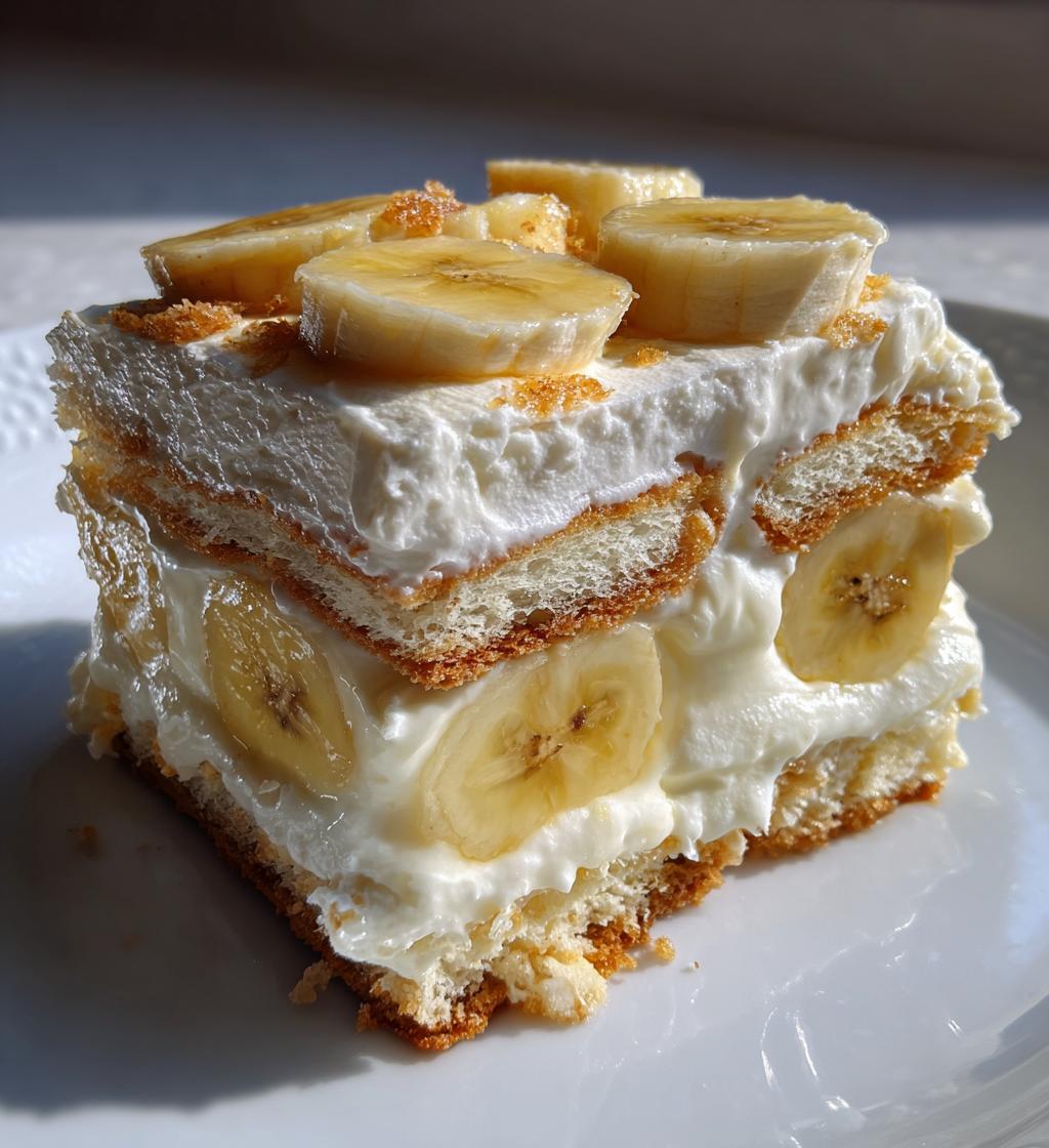 banana pudding icebox cake - detail 1