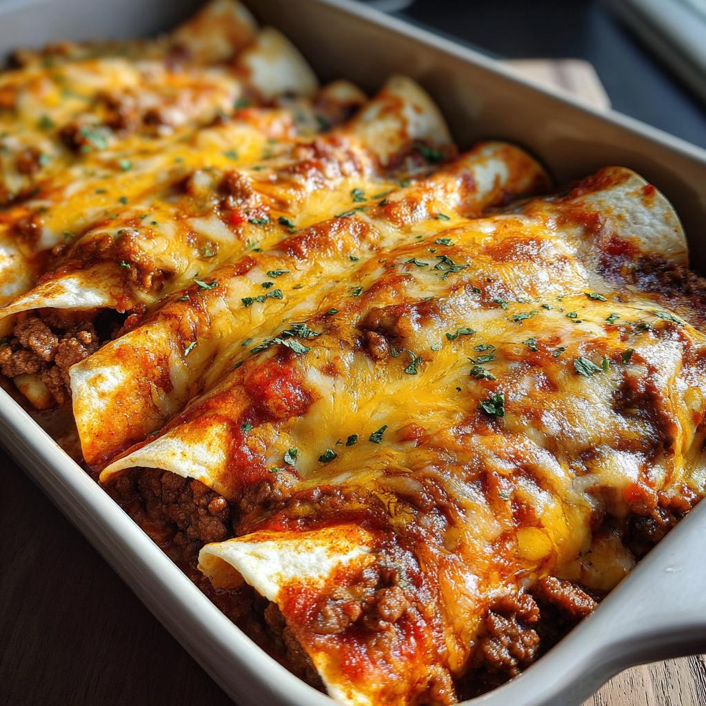 beef enchiladas - detail 1