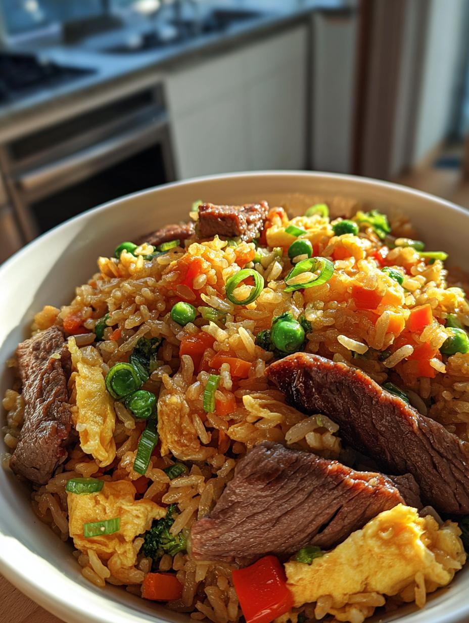 beef fried rice - detail 1