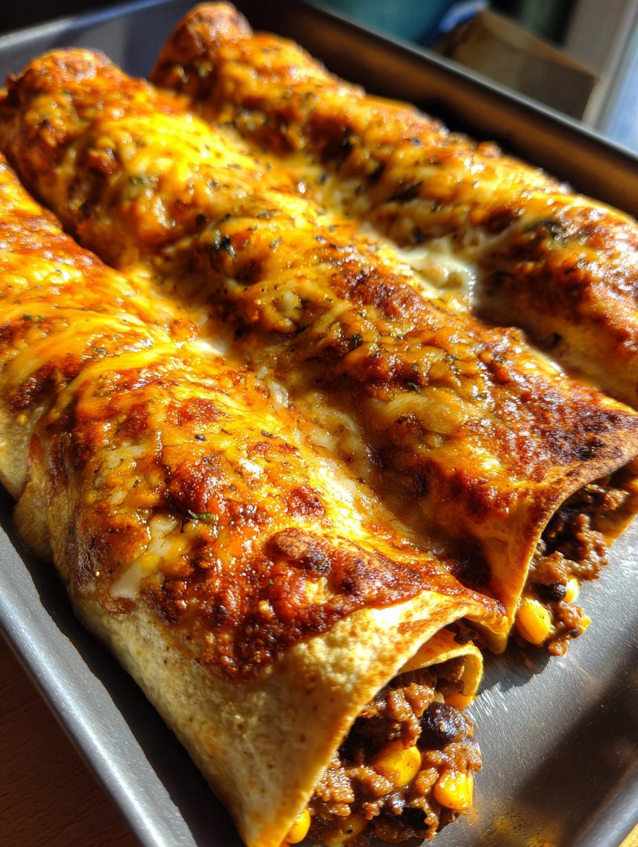 beef mince enchilada roll-ups - detail 1
