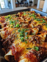 beef mince enchilada roll-ups