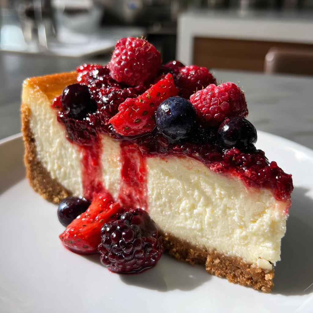 berry cheesecake - detail 1