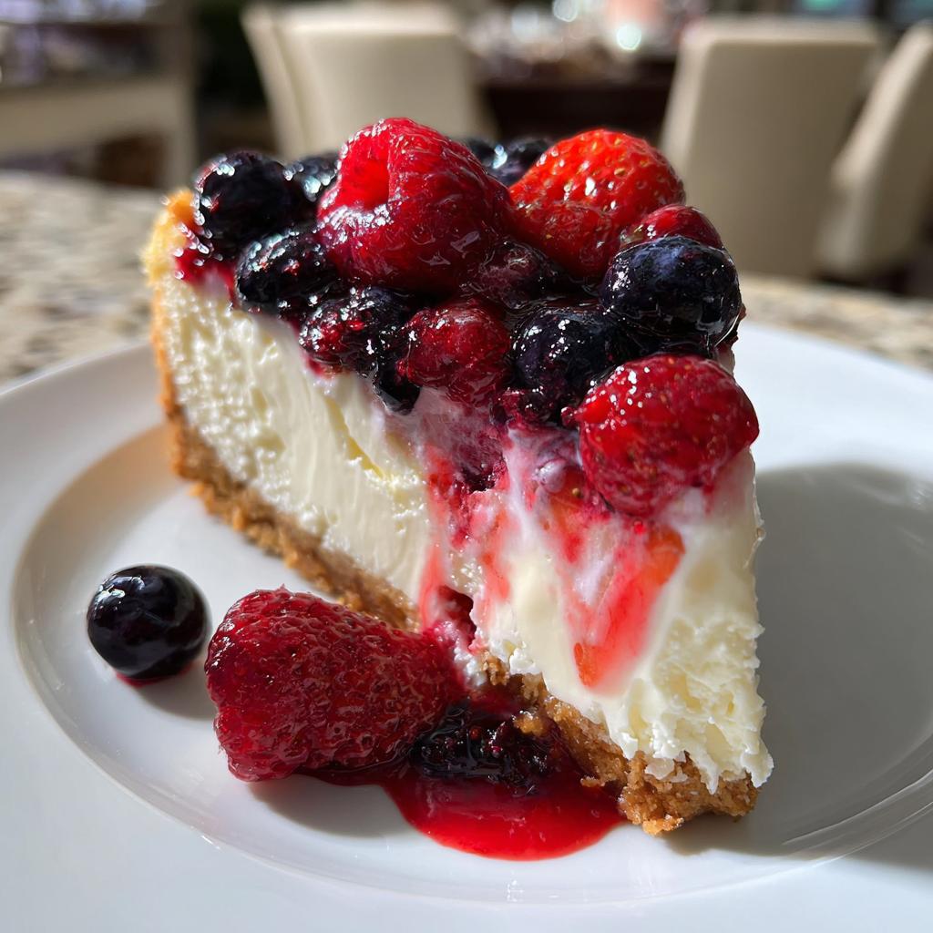 berry cheesecake