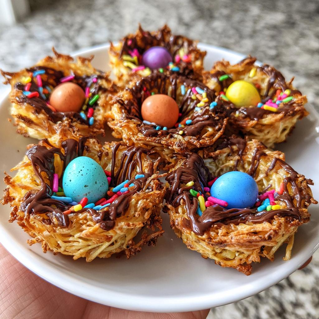 bird nest cookies