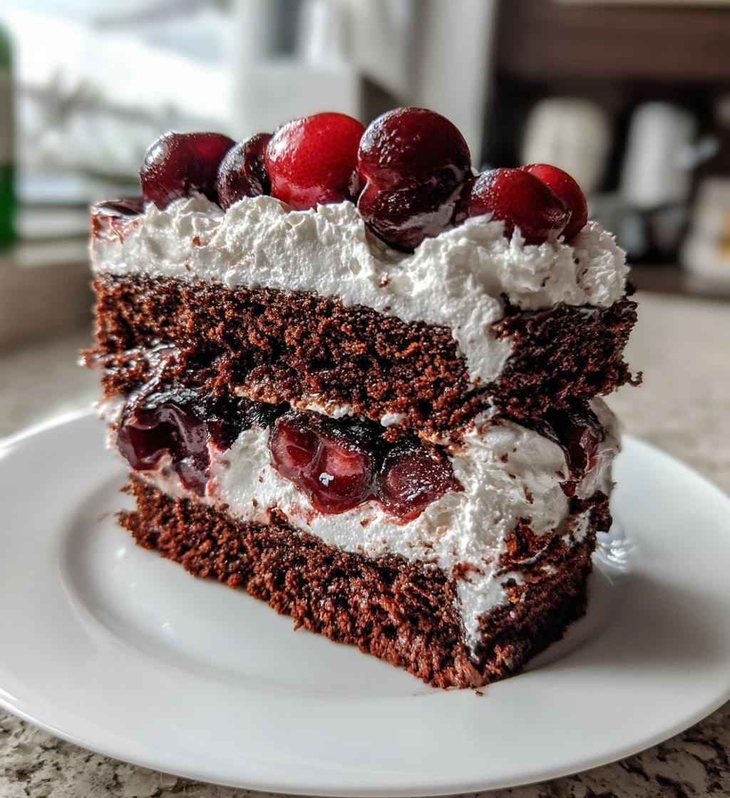 black forest cake - detail 1
