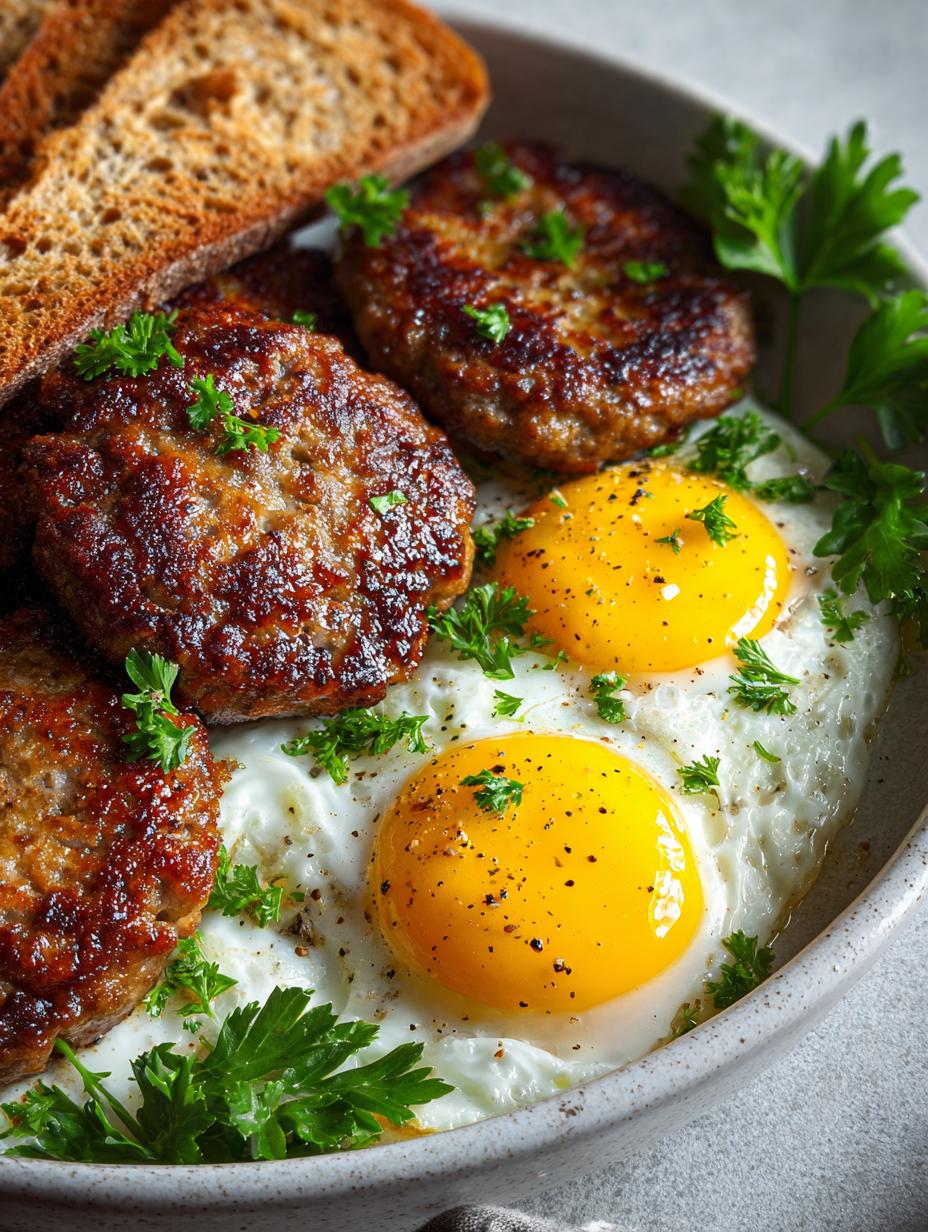 breakfast recipe with sausage - detail 1