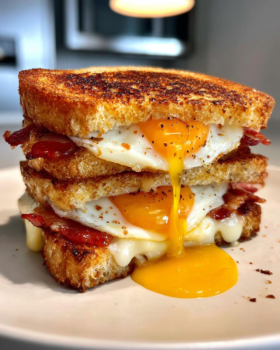 breakfast sandwich - detail 1
