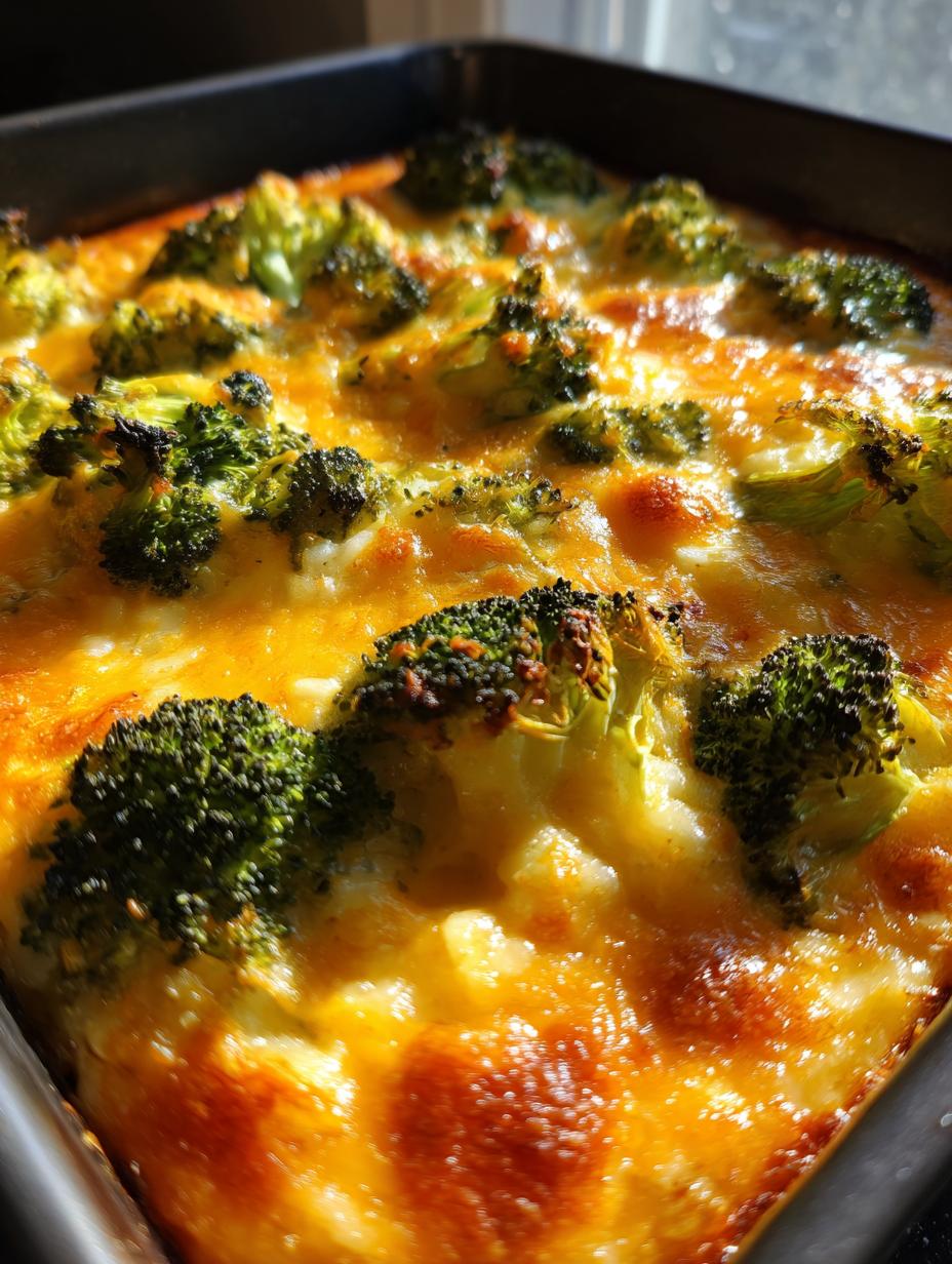broccoli cheese rice casserole
