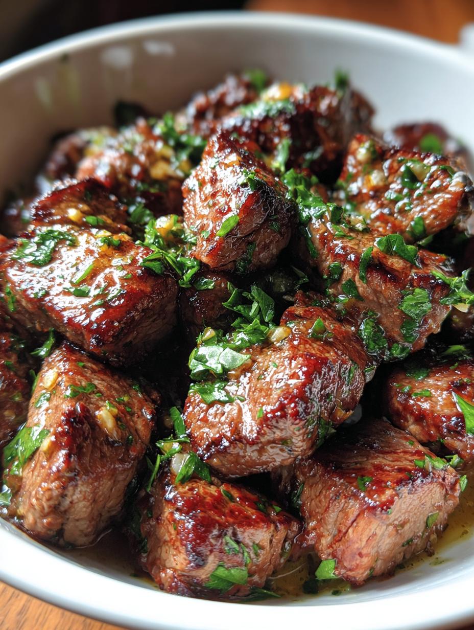 butter steak bites - detail 1