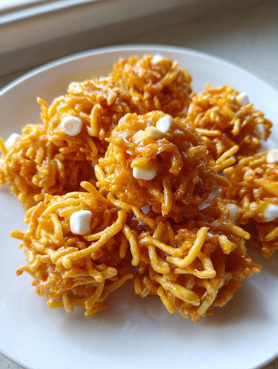 butterscotch haystacks - detail 1