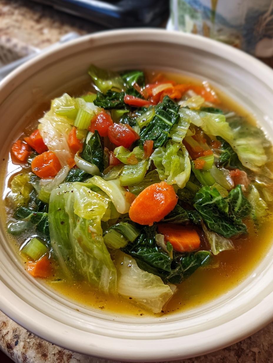 cabbage fat-burning soup - detail 1
