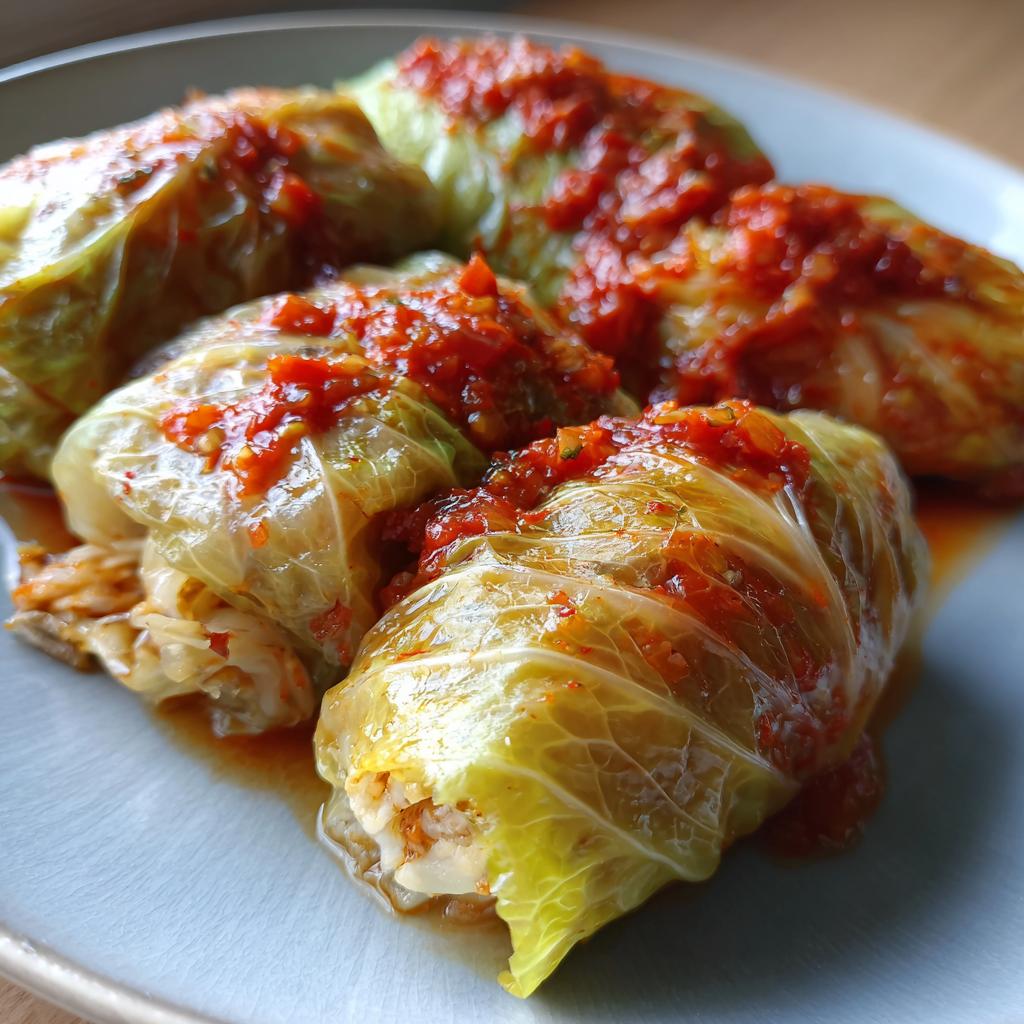 cabbage rolls - detail 1