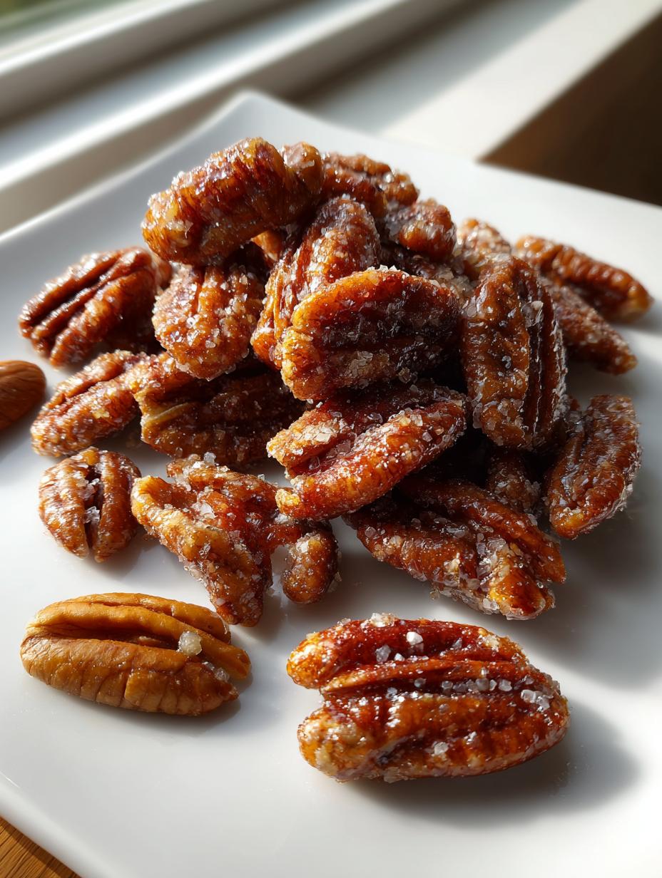 candied pecans - detail 1