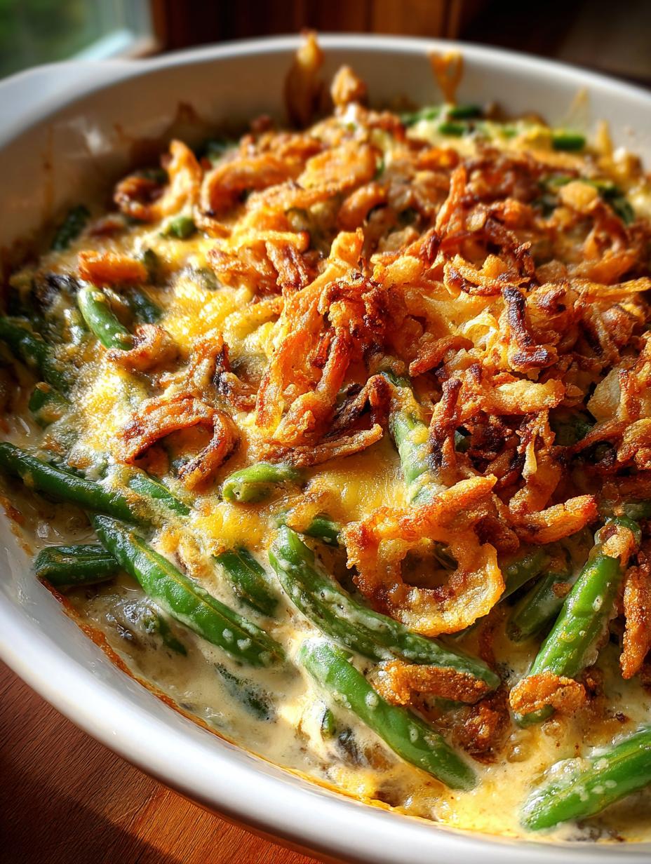 cheddar bay green bean casserole