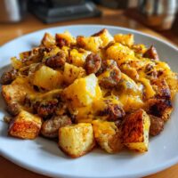 cheese ranch potatoes and sausage