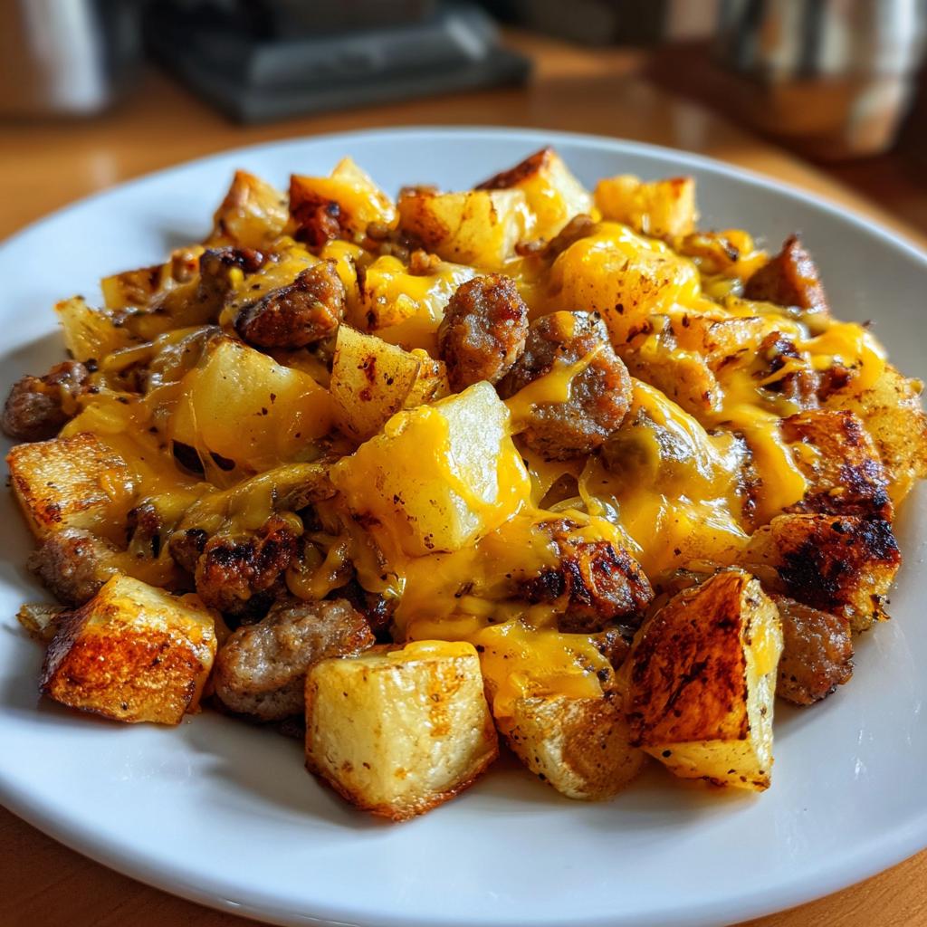 cheese ranch potatoes and sausage