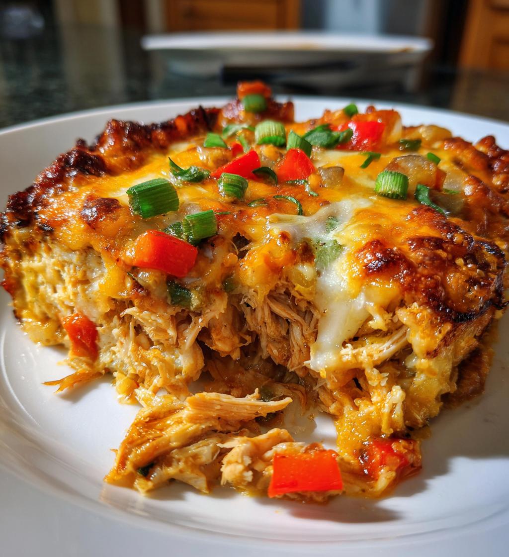 cheesy bbq chicken bake - detail 1