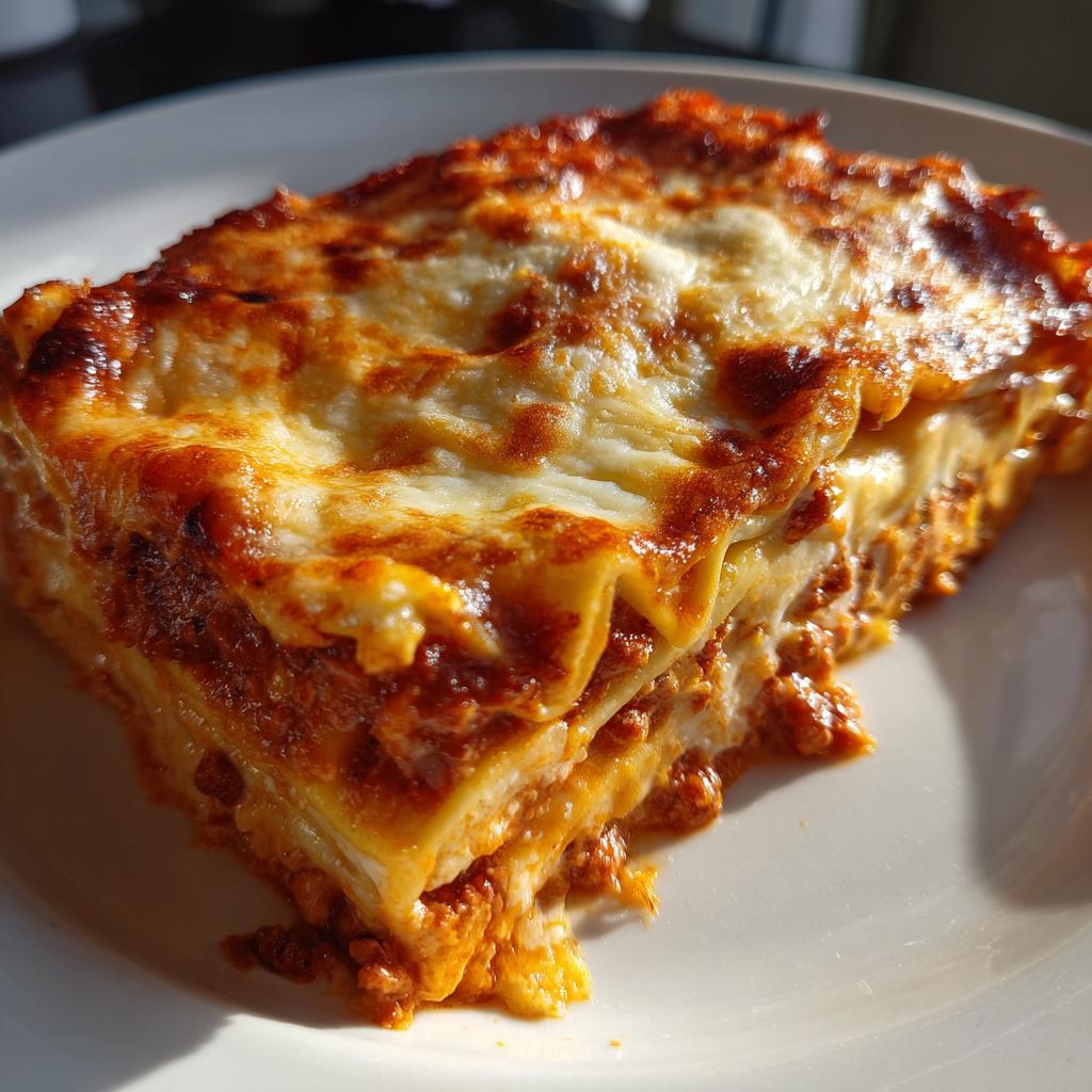 cheesy ravioli lasagna - detail 1