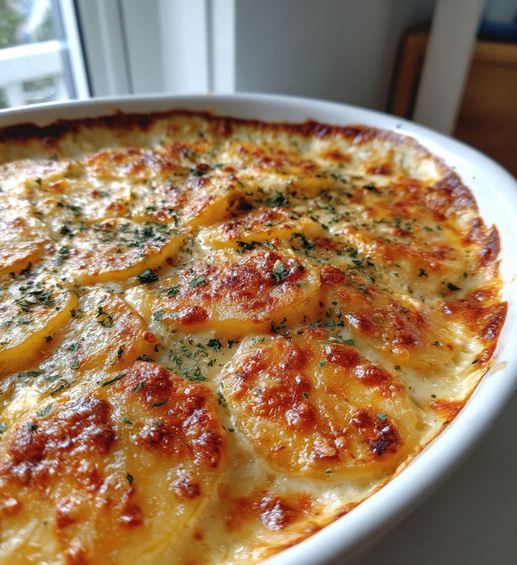 cheesy scalloped potatoes recipe - detail 1