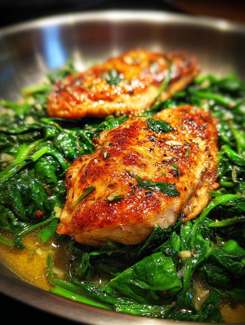 chicken and spinach recipes healthy - detail 1