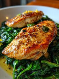chicken and spinach recipes healthy