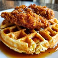 chicken and waffles