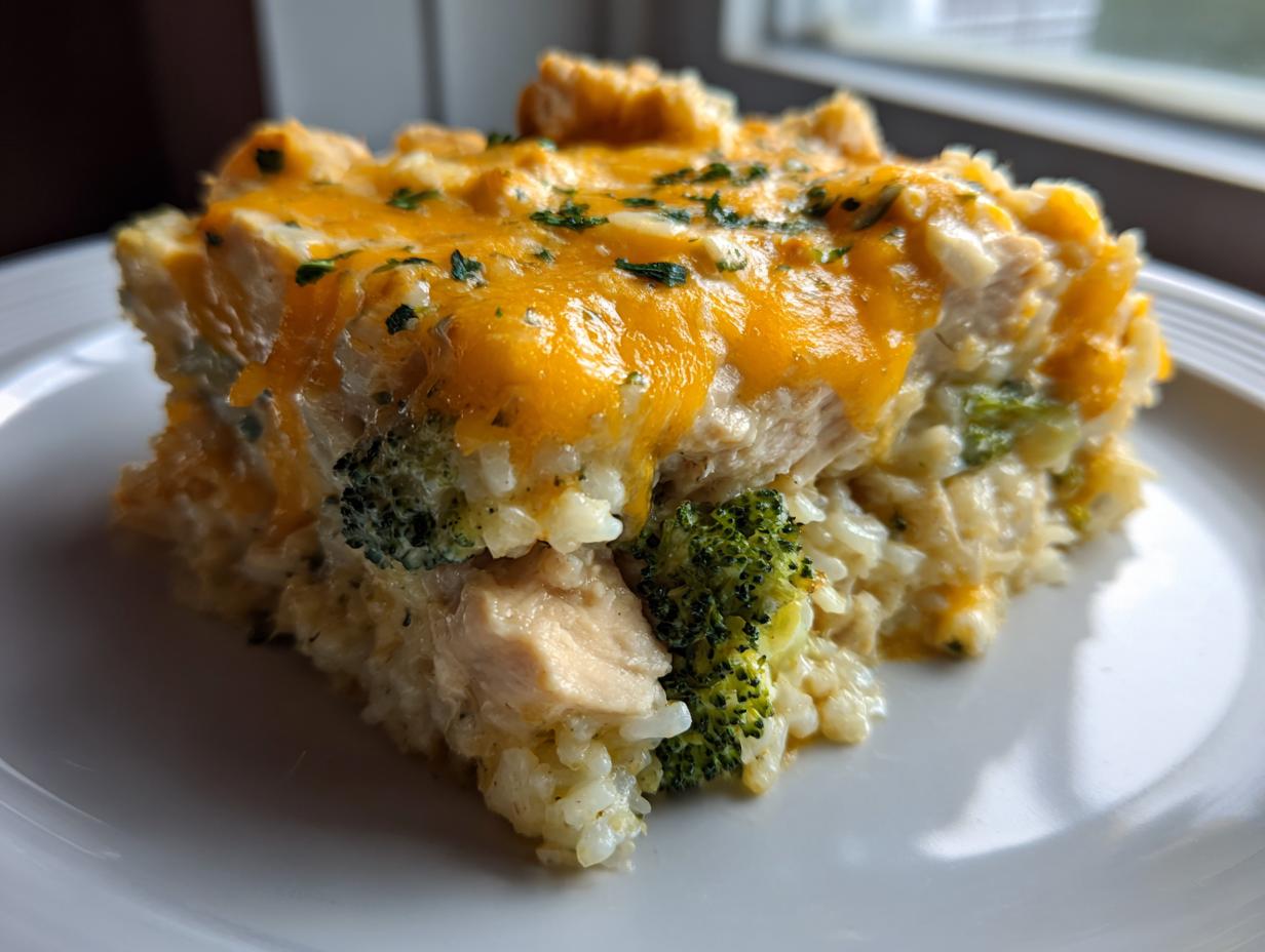chicken broccoli and rice casserole