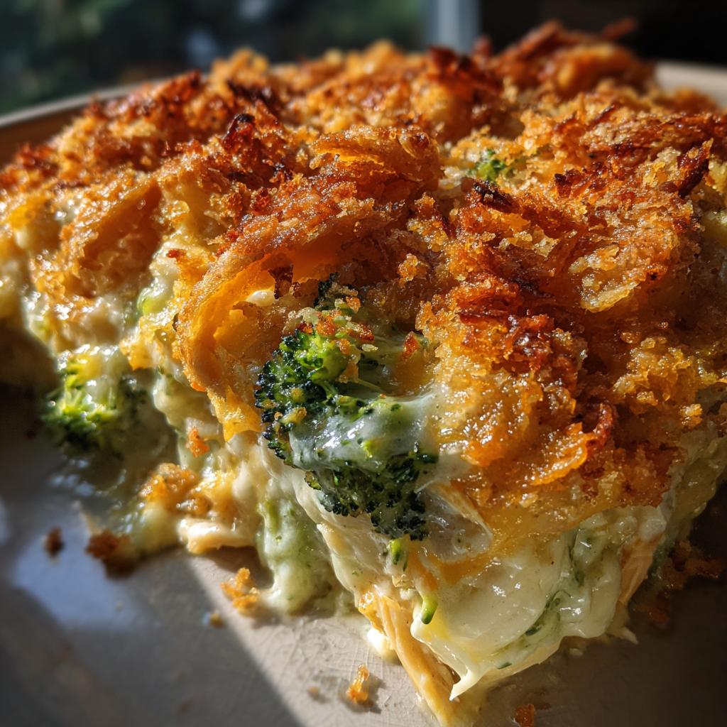 chicken broccoli casserole - detail 1