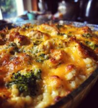 chicken broccoli rice cheese casserole