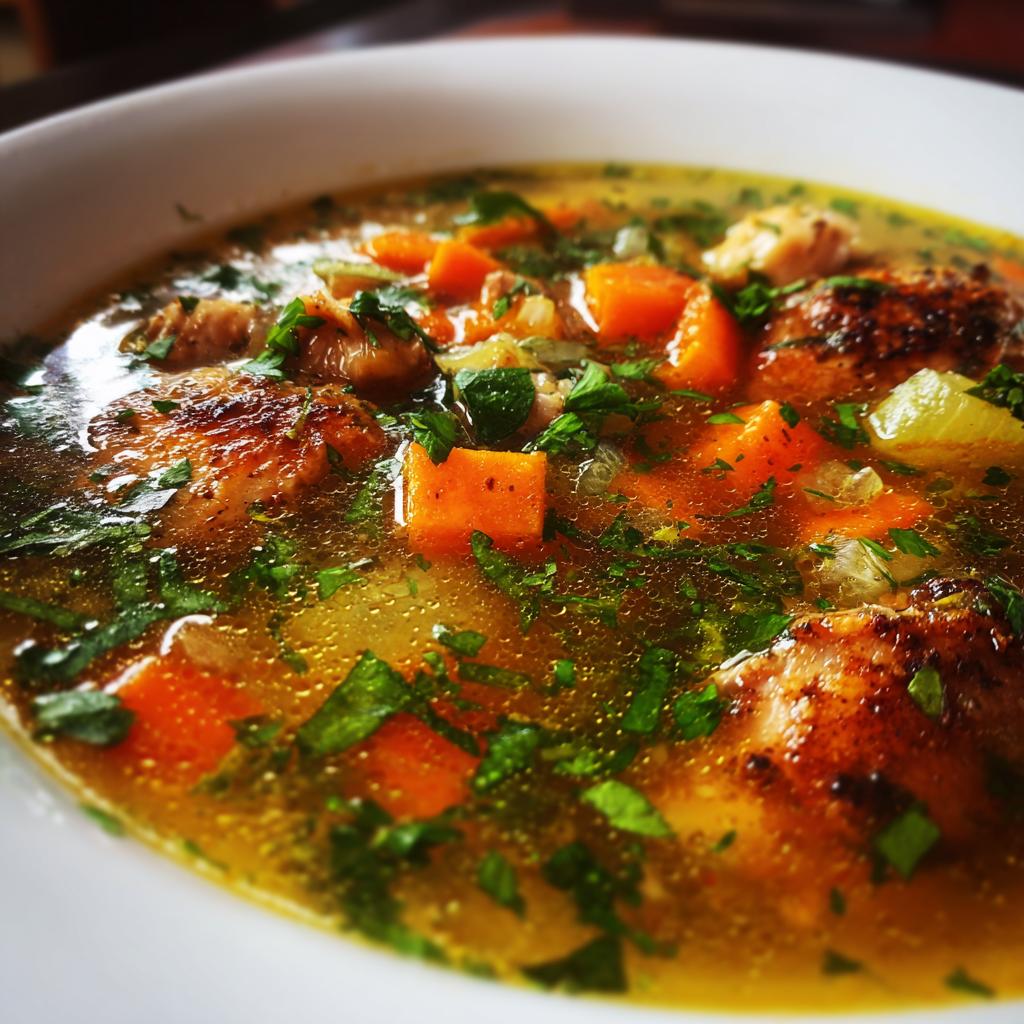 chicken carcass soup