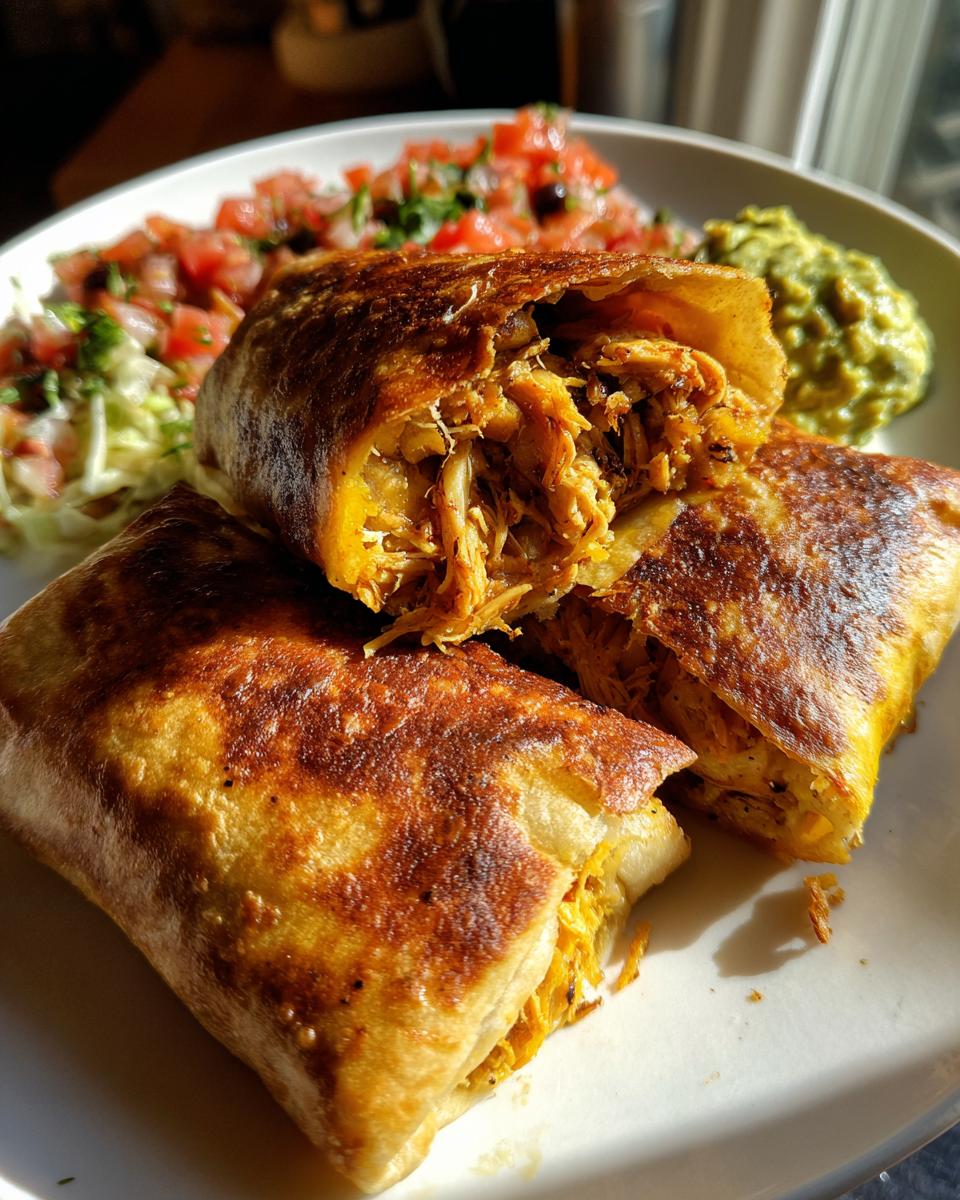 chicken chimichangas - detail 1