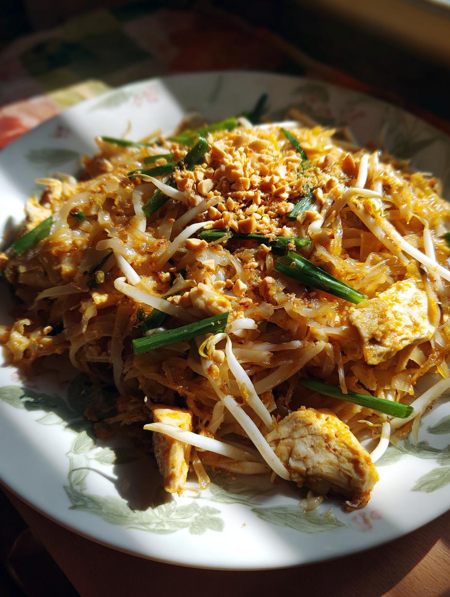 chicken pad thai - detail 1