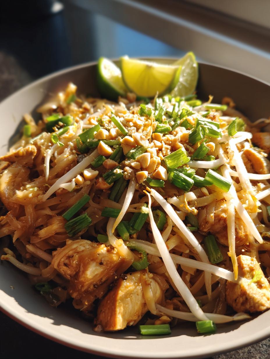 chicken pad thai