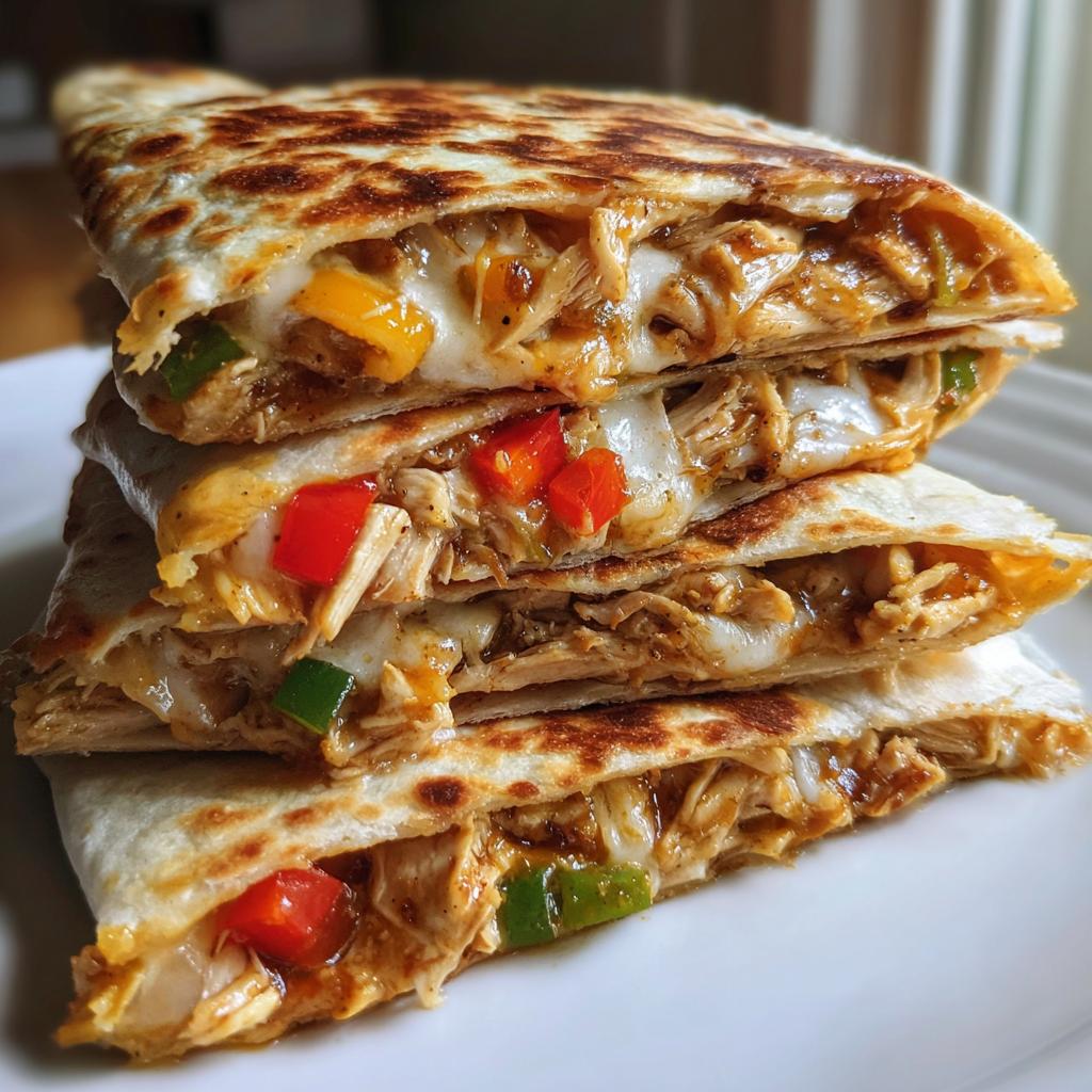 chicken quesadillas - detail 1