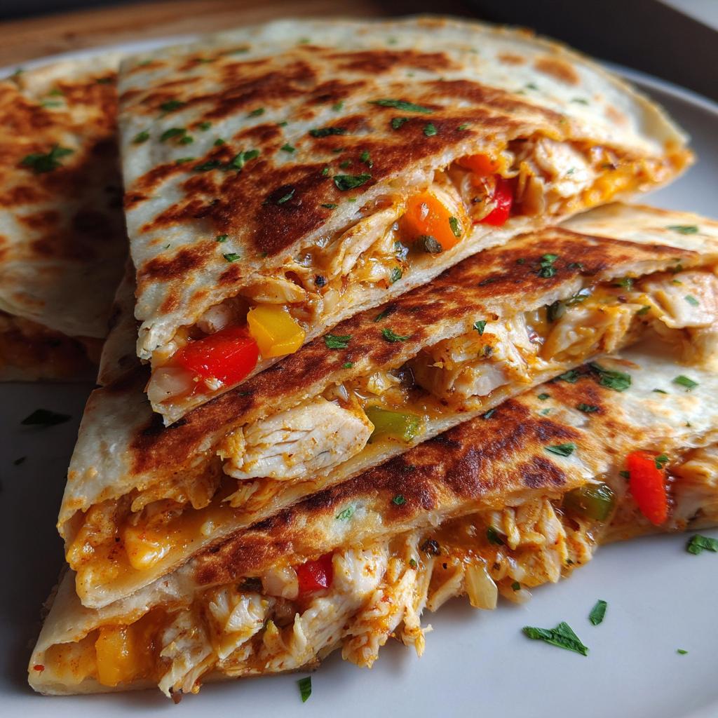 chicken quesadillas