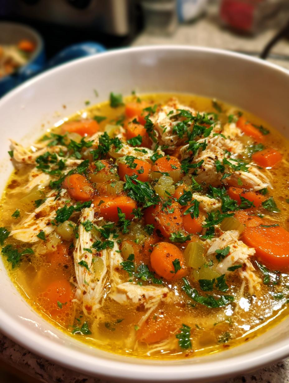 chicken soup for sickness