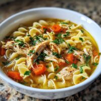 chicken soup with egg noodles