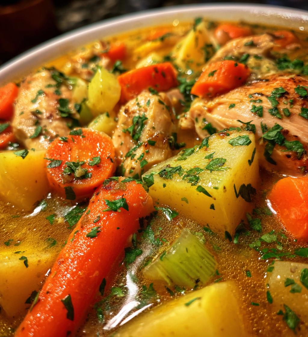 chicken stew - detail 1