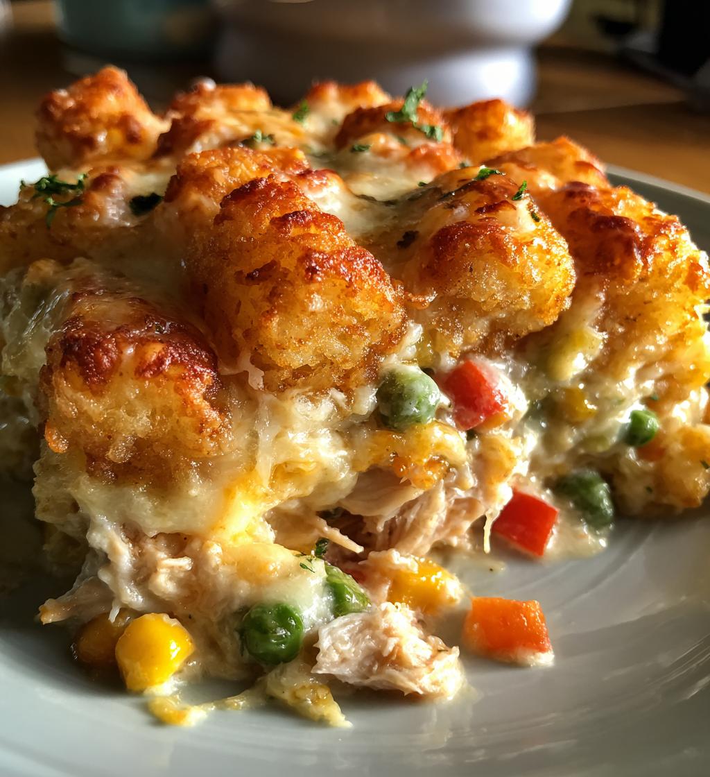 chicken tater tot casserole
