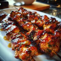 chicken teriyaki skewers