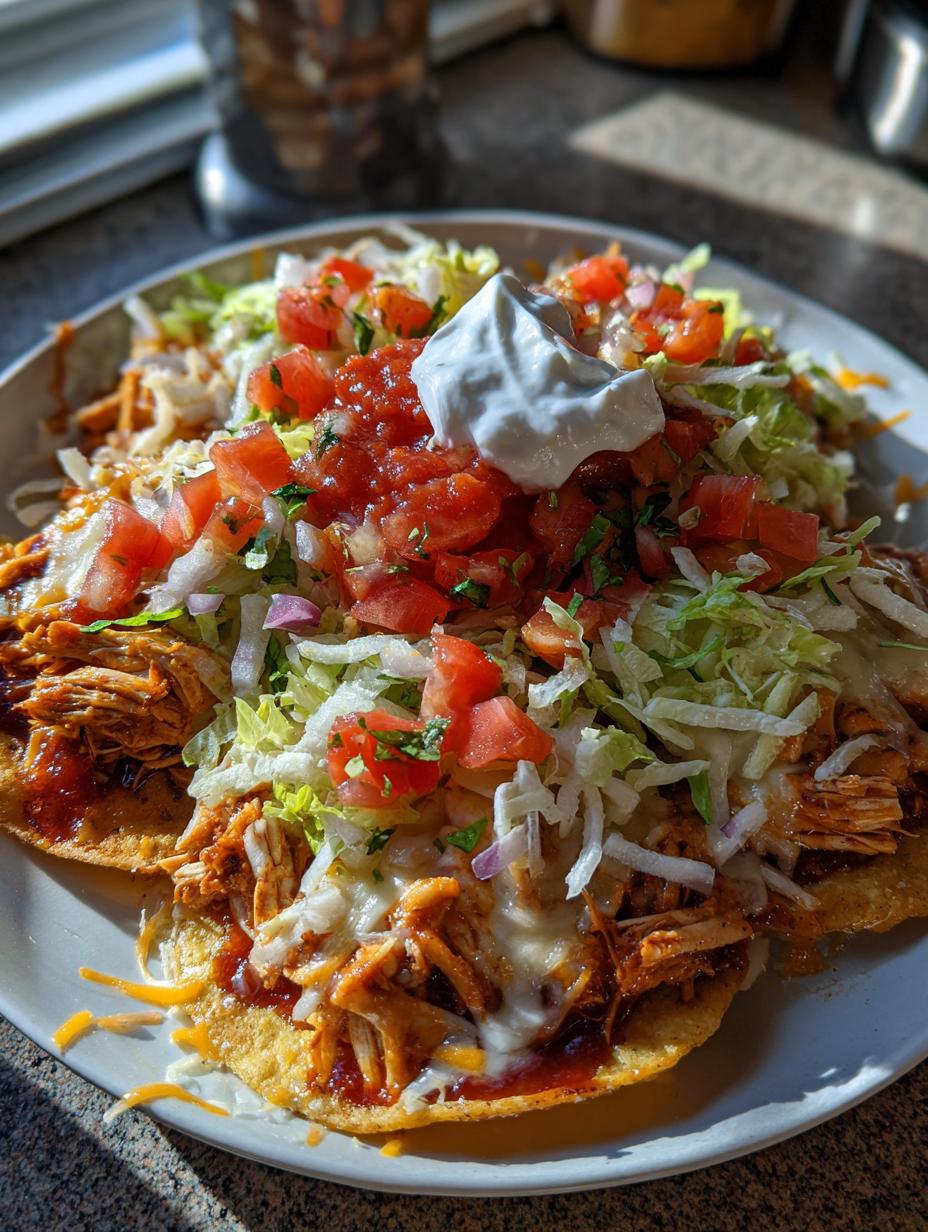 chicken tostadas