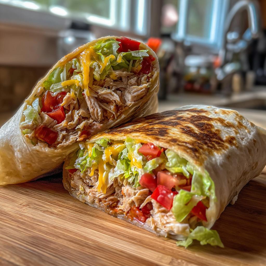 chicken wrap - detail 1