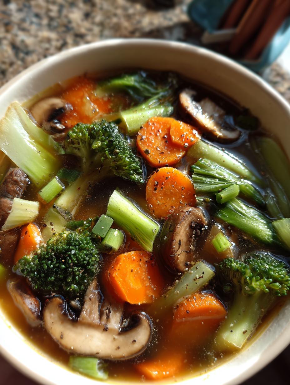 chinese vegetable soup ingredients