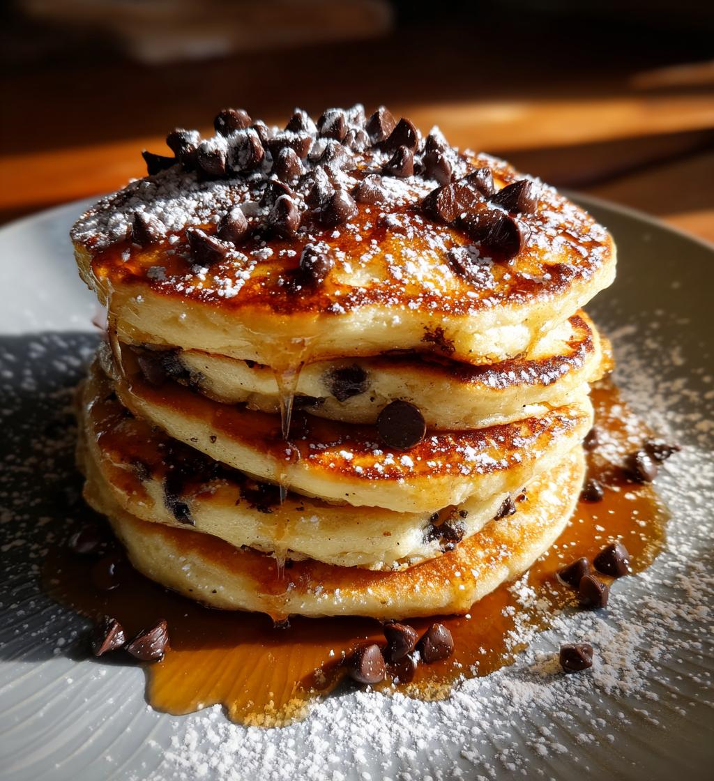chocolate chip pancakes