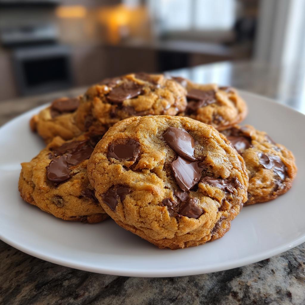 chocolate chip peanut butter cookies - detail 1