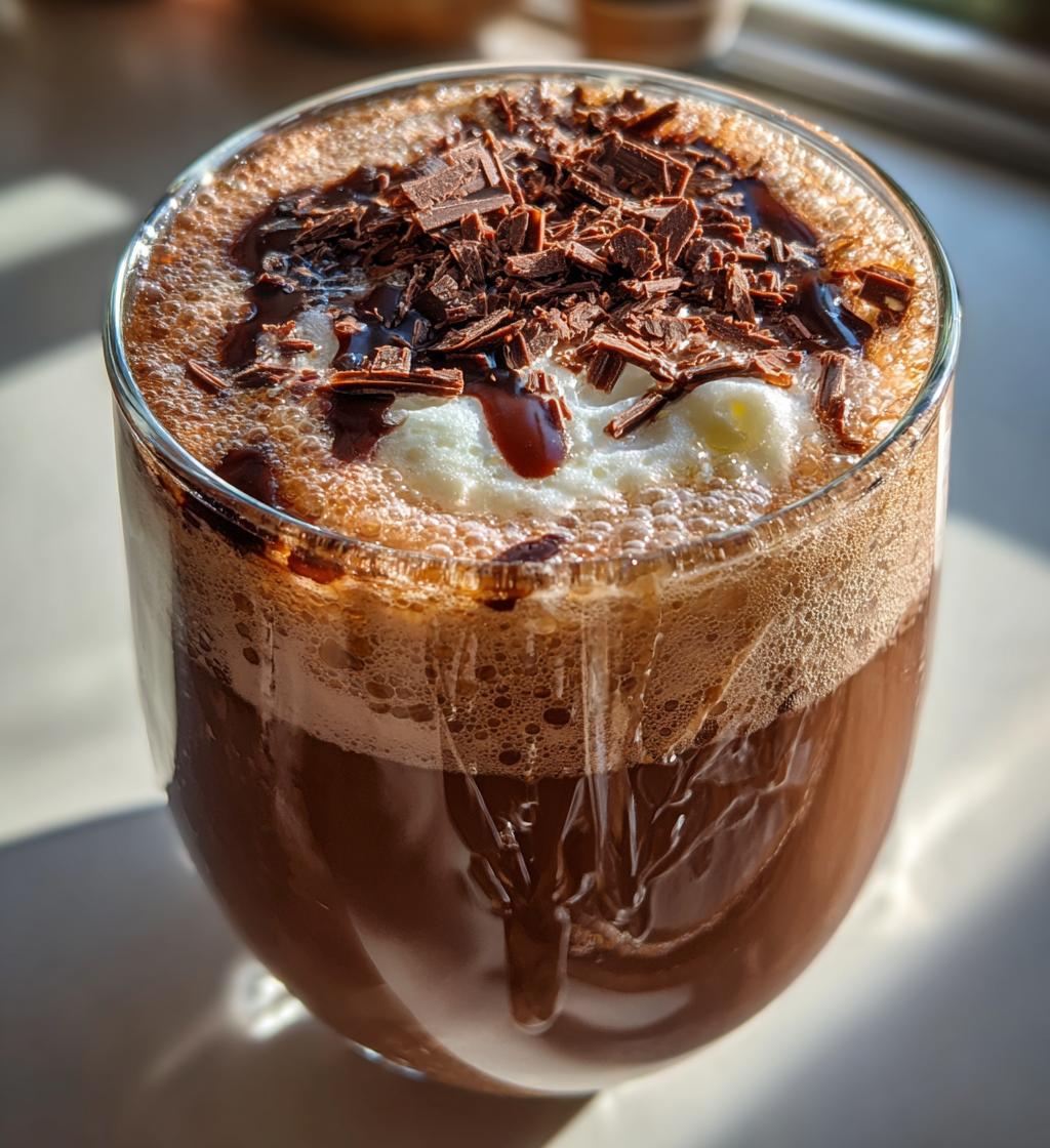 chocolate cocktail - detail 1