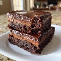 chocolate mousse brownies